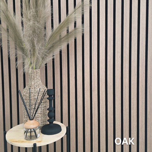 Premium Thick Slat Large Wall Panel 280cm x 60cm (Multiple Colours)